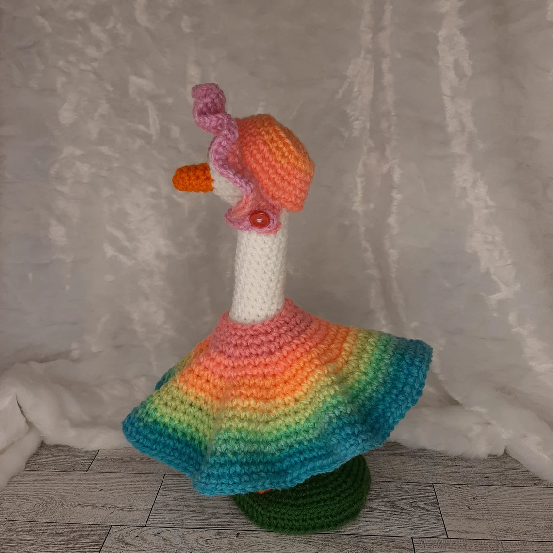 Crochet Desk Goose PDF pattern