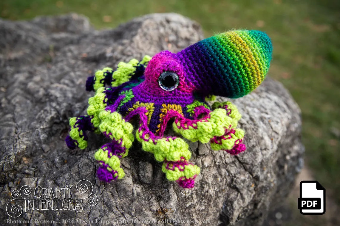 Medium Realistic Octopus Crochet Pattern