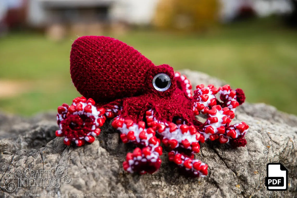 Medium Realistic Octopus Crochet Pattern