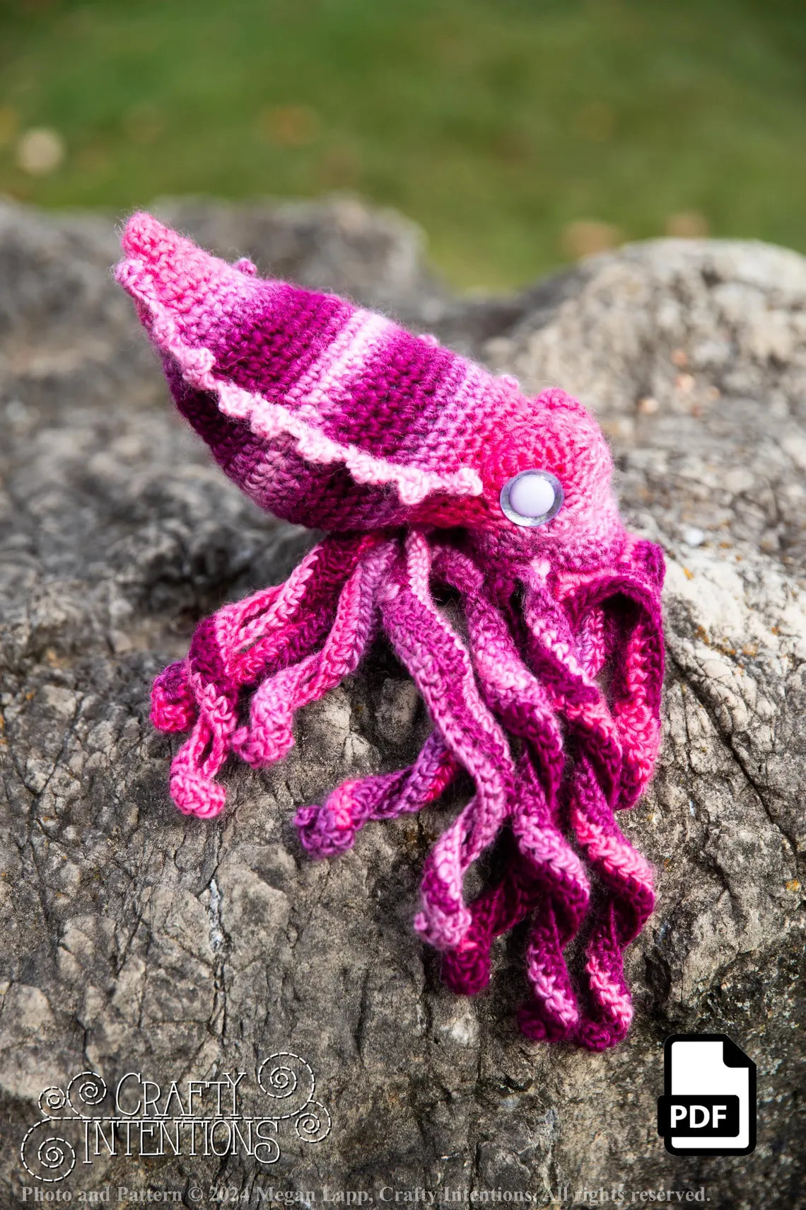 Medium Realistic Octopus Crochet Pattern