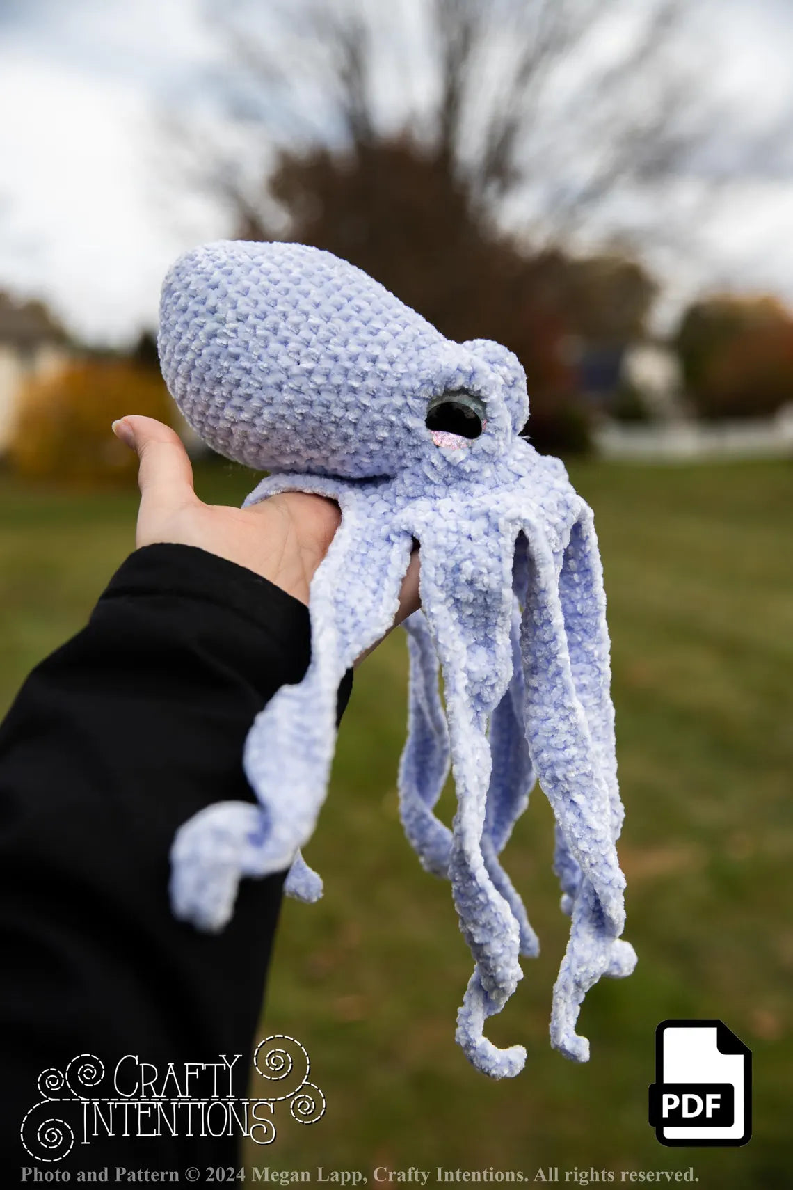 Medium Realistic Octopus Crochet Pattern