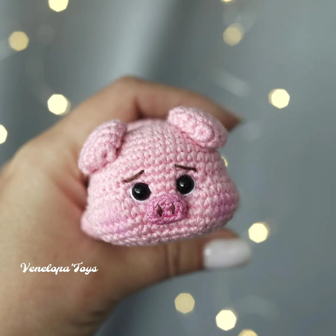 Amigurumi Christmas Crochet Pattern Piglet