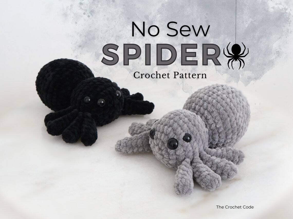 No Sew Spider Crochet Pattern