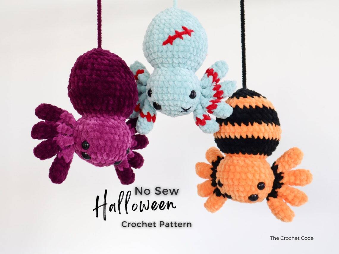 No Sew Spider Crochet Pattern