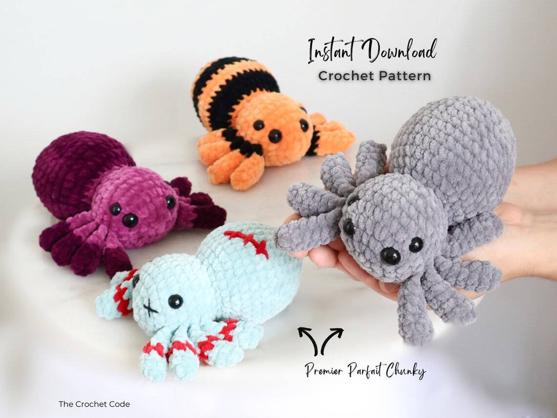 No Sew Spider Crochet Pattern