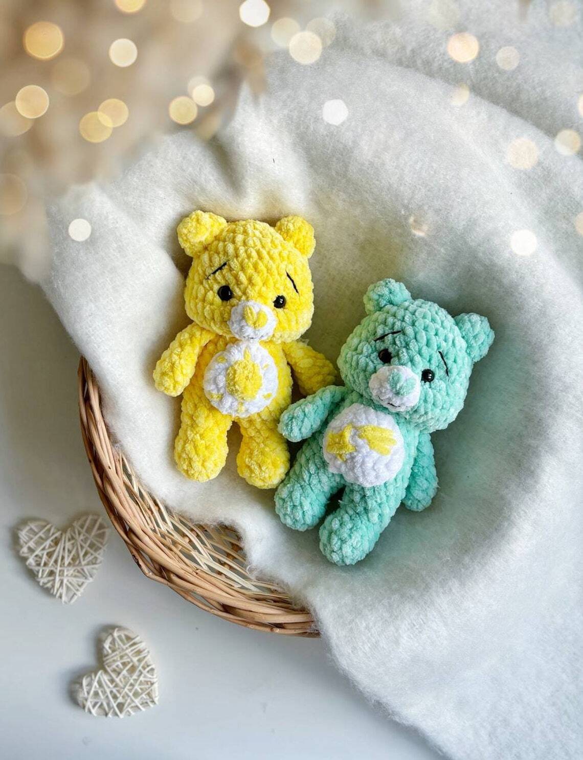 Low-Sew 6in1 PDF CROCHET PATTERN Care Bears