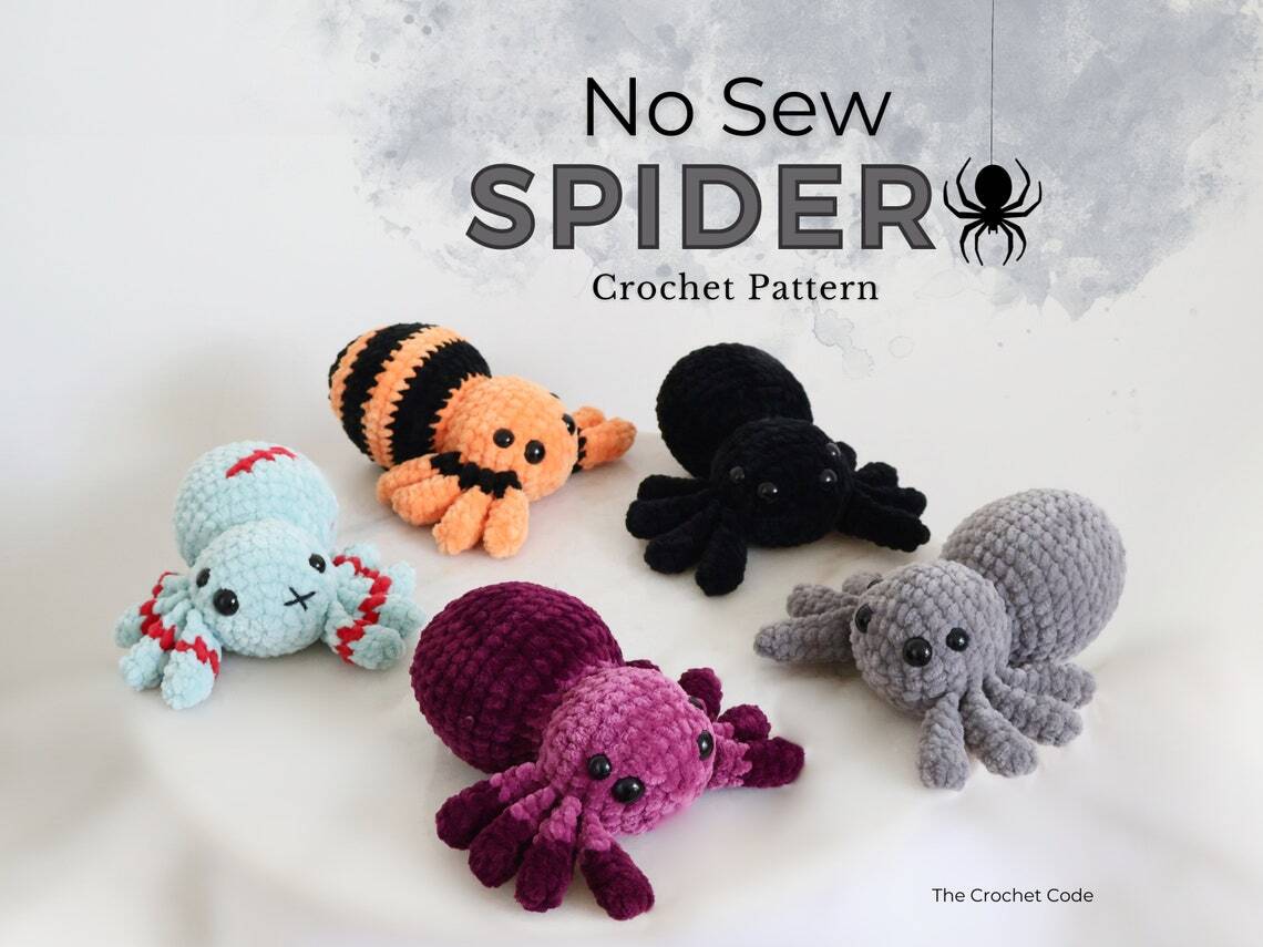 No Sew Spider Crochet Pattern