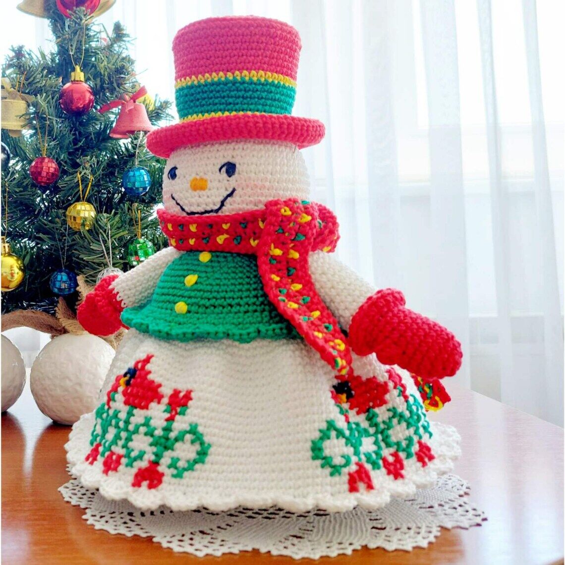 Crochet Pattern Amigurumi Snowman, Amigurumi Tutorial in English