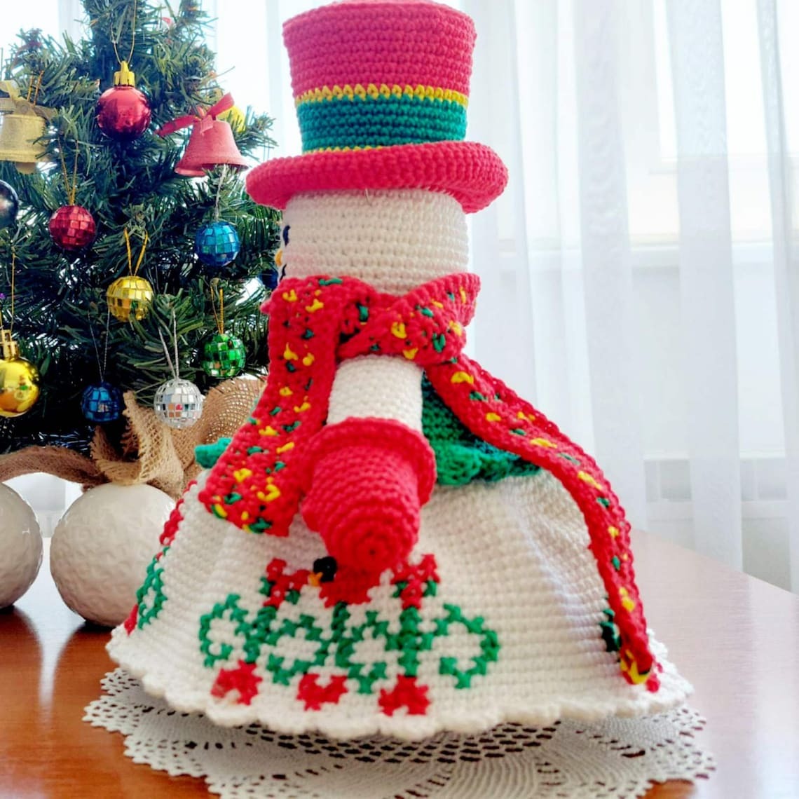 Crochet Pattern Amigurumi Snowman, Amigurumi Tutorial in English