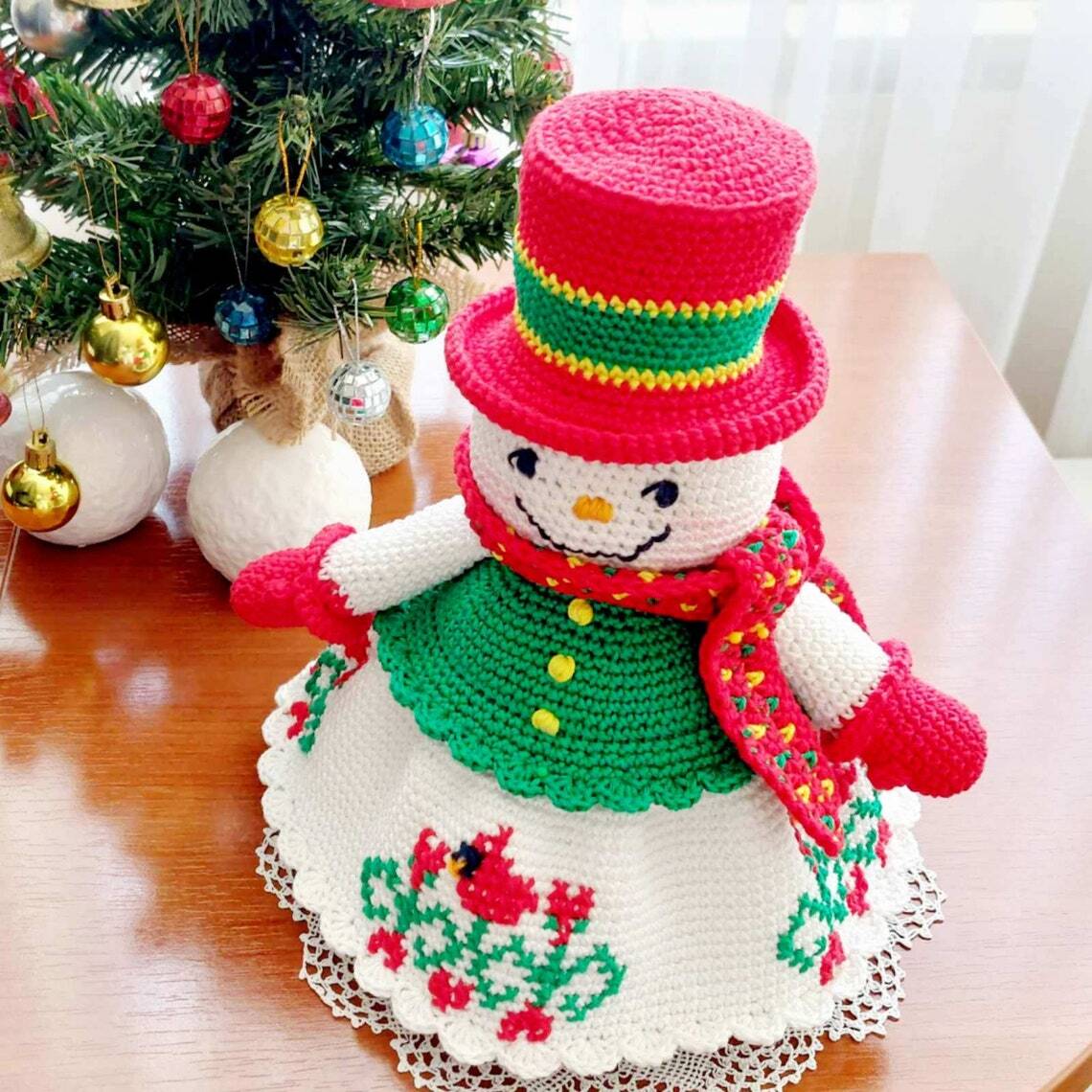 Crochet Pattern Amigurumi Snowman, Amigurumi Tutorial in English