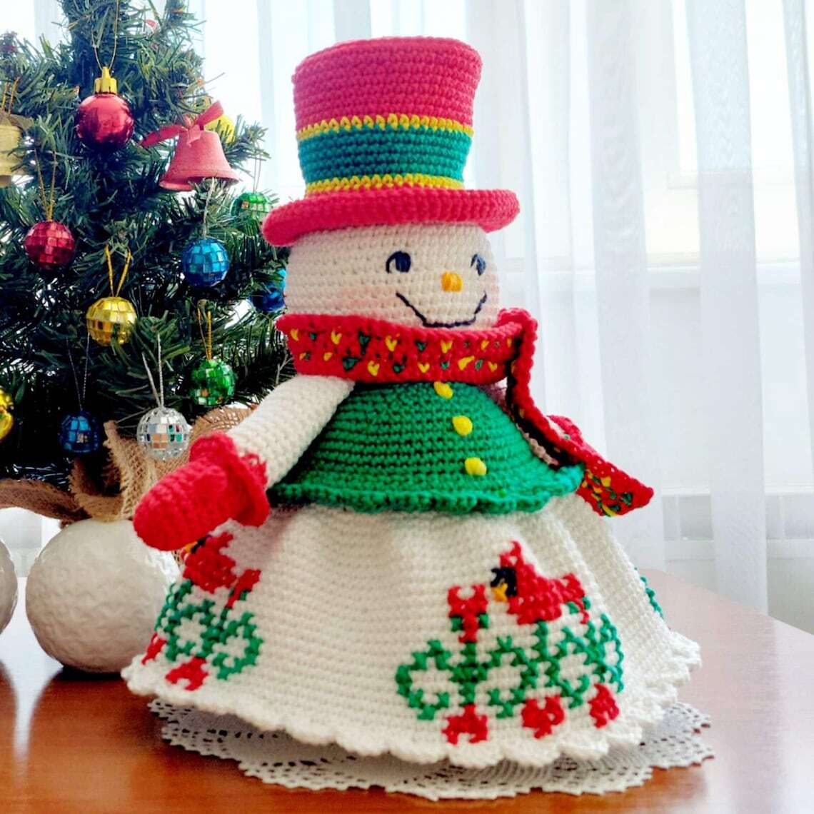 Crochet Pattern Amigurumi Snowman, Amigurumi Tutorial in English