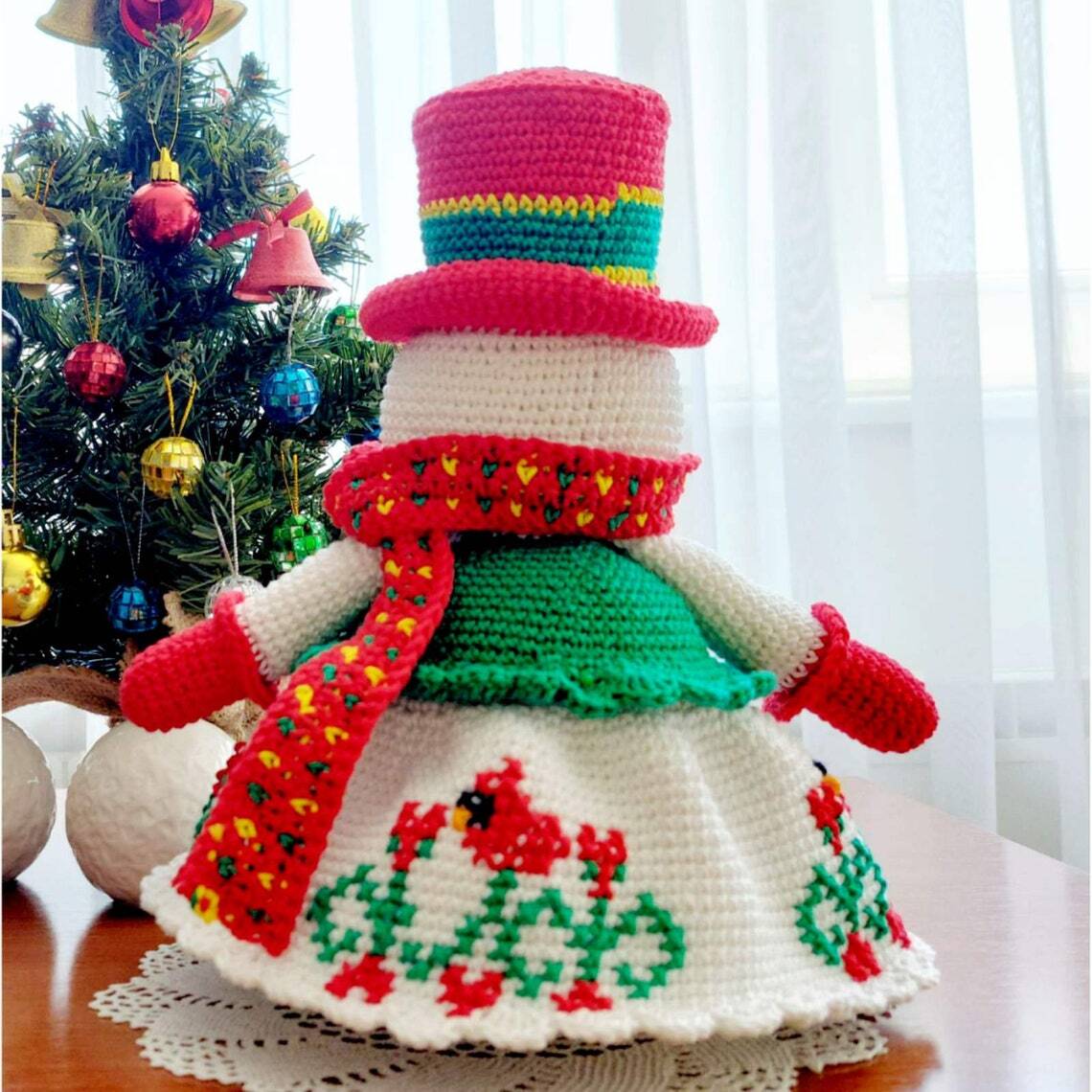 Crochet Pattern Amigurumi Snowman, Amigurumi Tutorial in English