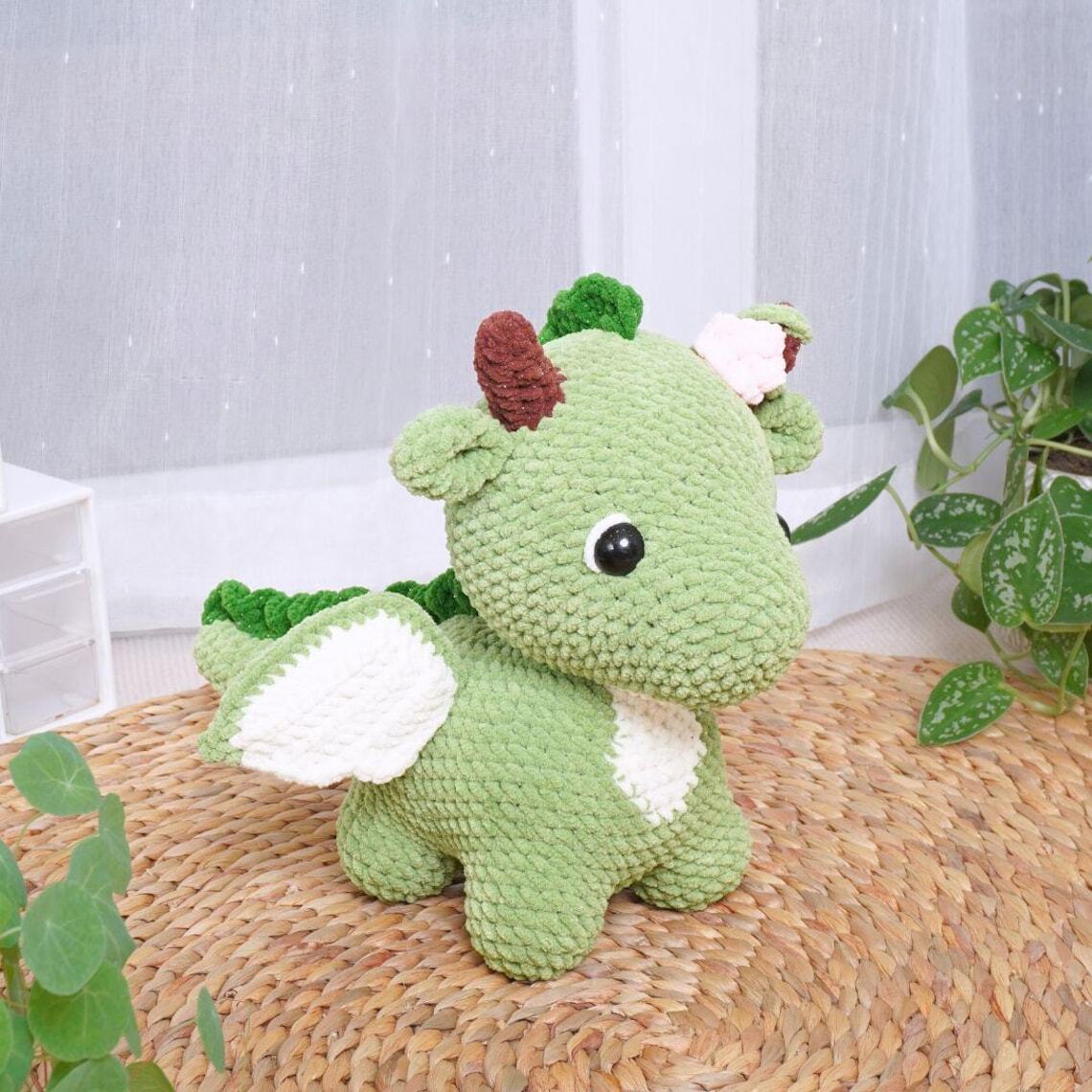 Colorful Dragon Crochet Patterns Bundle