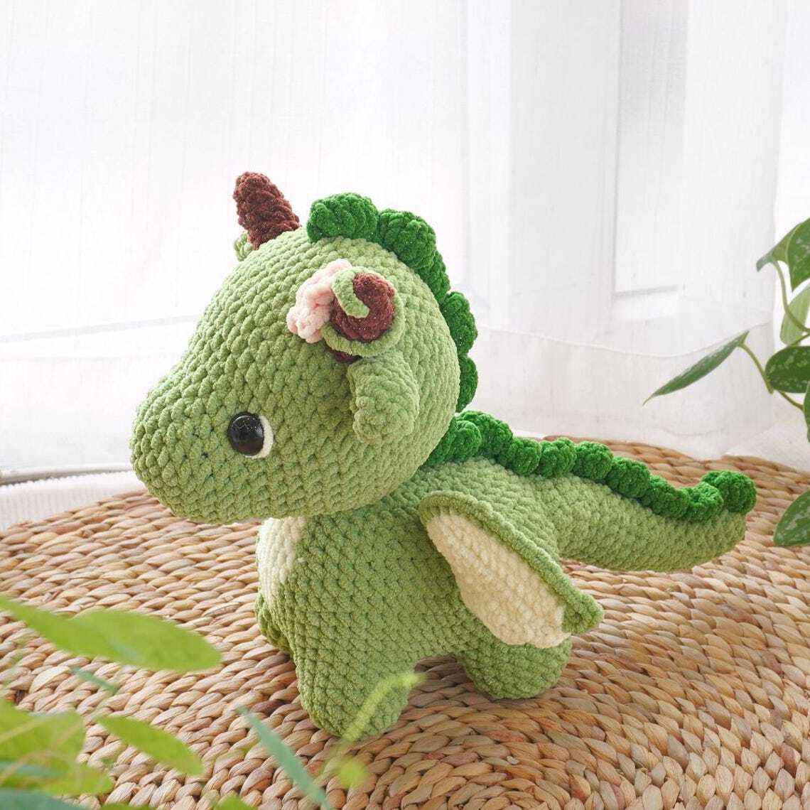 Colorful Dragon Crochet Patterns Bundle